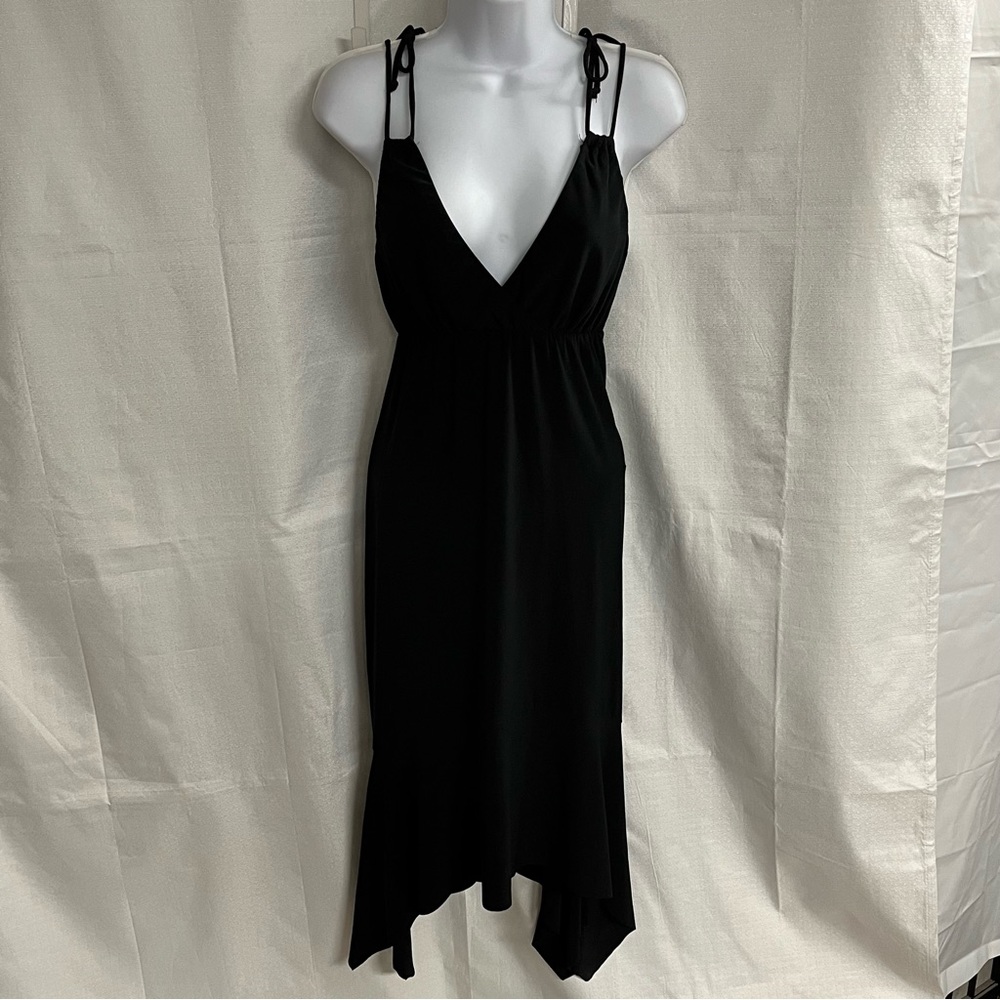 Japanese weekend ladies asymmetrical fit and flare dress size small